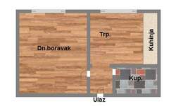 Jednosoban stan, Novi Sad, prodaja, 25m2, 61800e, id1107023